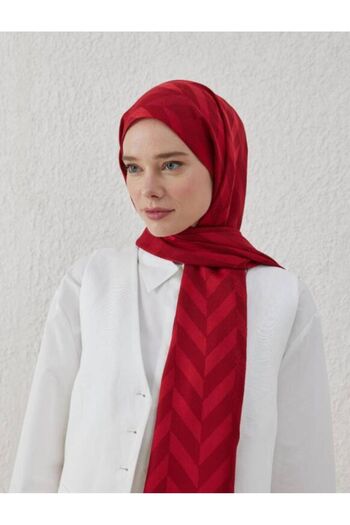 VALORSCARF Herringbone Patterned Jacquard Shawl - Deep Charcoal