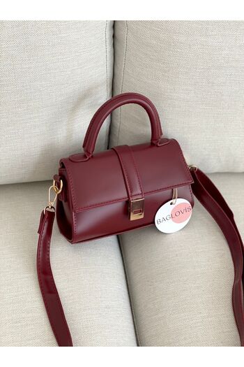 BAGLOVİS Mila Miknatis Detailed Women's Shoulder Bag