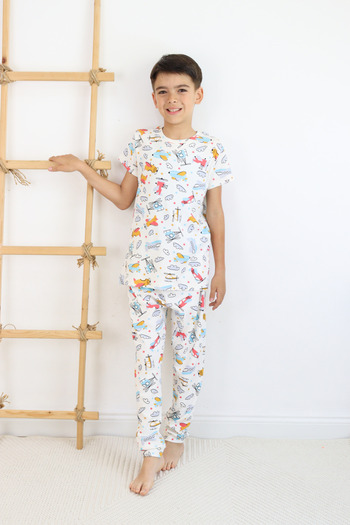 Harika KIDS Boy's Cotton Printed Pajama Set