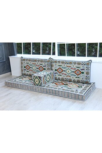 BAKIRÖZÜ HOME 1.kalite Şark Köşesi Takımı Anadolu Gri Modeli Sünger Dahil