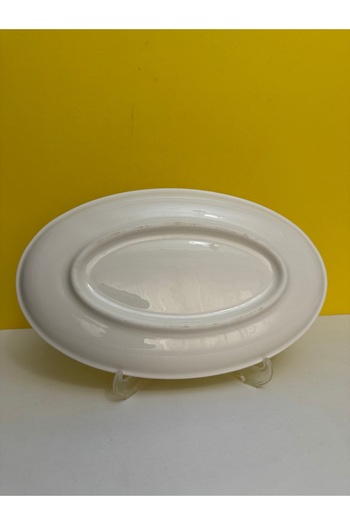 Kütahya Porselen Chef Taste 28*17 cm Cream Color Serving Plate