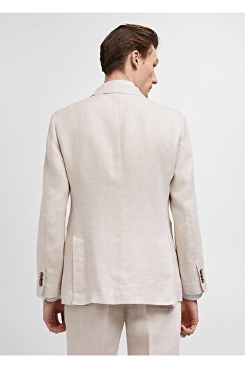 MANGO Man %100 keten slim fit ceket