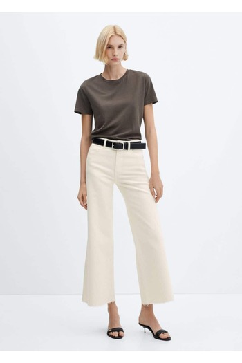 MANGO Woman Culotte-Jeanshose mit normaler Taille