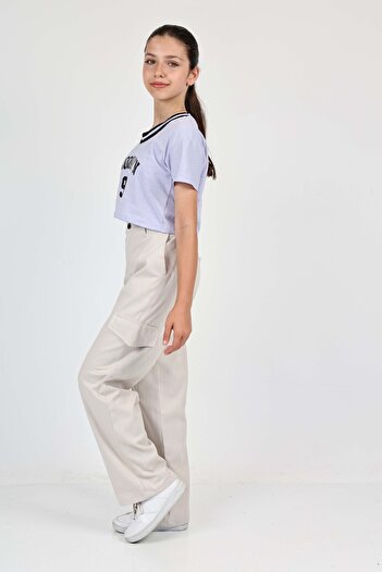 LePold Women's Gabardine Trousers - Loose Fit, Four Seasons