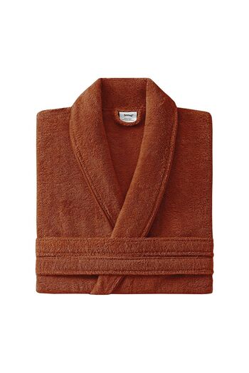 Yataş Essentials Bathrobe - Brick Colored Stylish Design