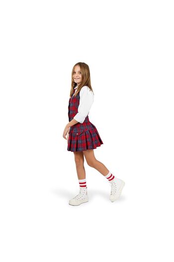 Edlis Girl's 3-Piece Set Vest-skirt-tie High School