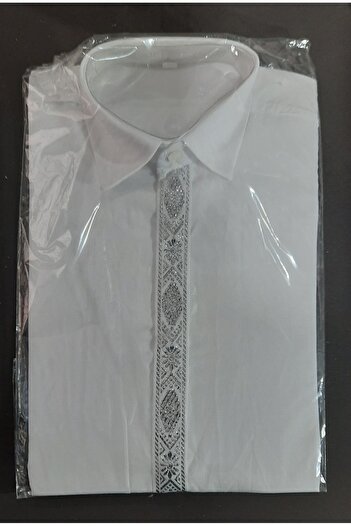 DENBU TEKSTİL Denbu Textile - Cream Color Circumcision Shirt
