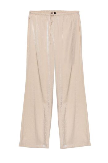 Quzu Glittery Tie Detailed Trousers