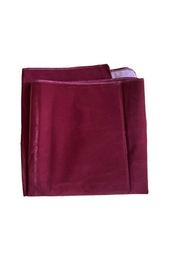SERA Okey Game Tablecloth Thin Velvet Claret Red 140 X 140 cm