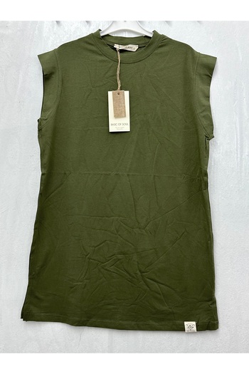 Soul KHAKI 30725 - Organic Cotton, Zero Sleeve Underwear
