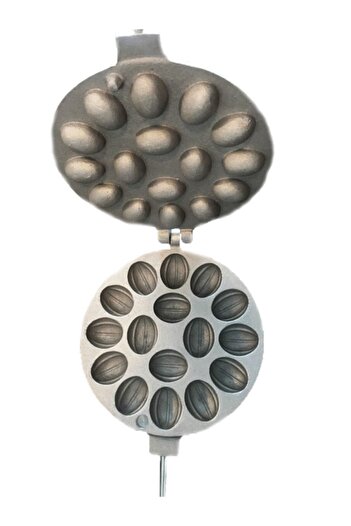 KARADAĞ METAL 16 Compartment Black Mountain Walnut Cookie Mold