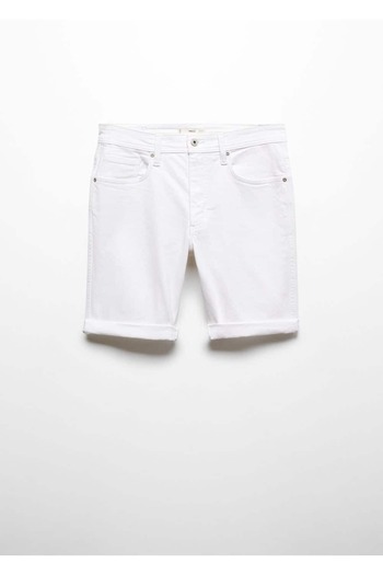 MANGO Man Slim fit τζιν βερμούδα