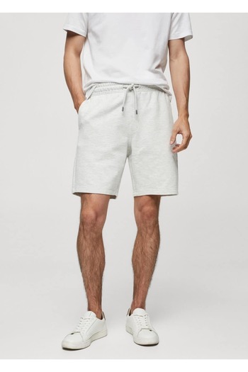 MANGO Man Jogger cotton jogger shorts