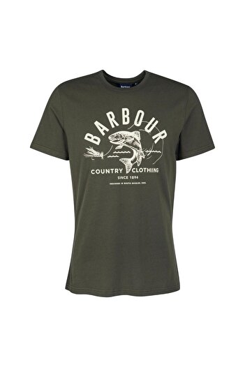 Barbour Μπλουζάκι Country Clothing Gn91 Forest