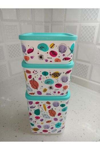 Tupperware 3-Piece Kubik Set