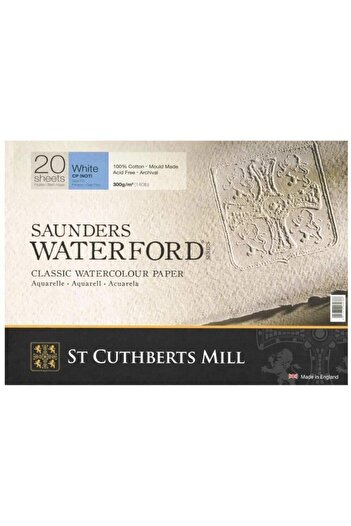 Canson Saunders Waterford Series Cold Press Watercolor Block 23x31cm 300gr 20 Sheets