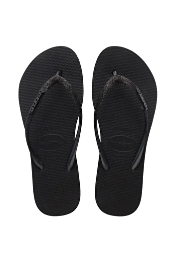 Havaianas Flip-Flops Slim Platform Sparkle Black