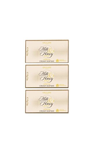 Oriflame Milk & Honey Gold Softening Creamy Soap 75 Gr 3 Pieces