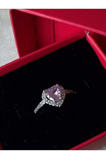 shinecollection Pink Heart Model Ring