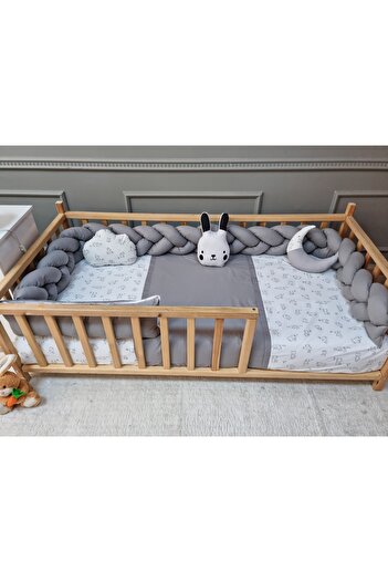 Yuar Baby Montessori Crib Sleeping Set - Knitted Edge Protection
