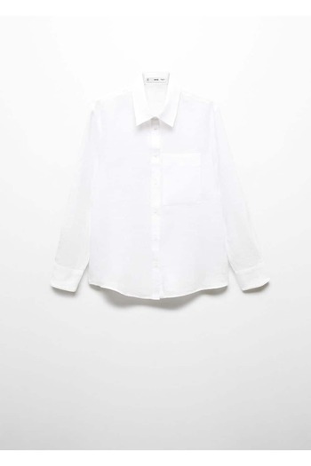 MANGO Woman 100% linen shirt