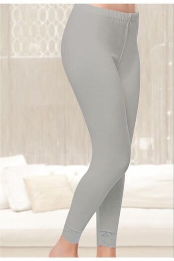 Tutku Women's Lace Leg Plus Size Long Tights.