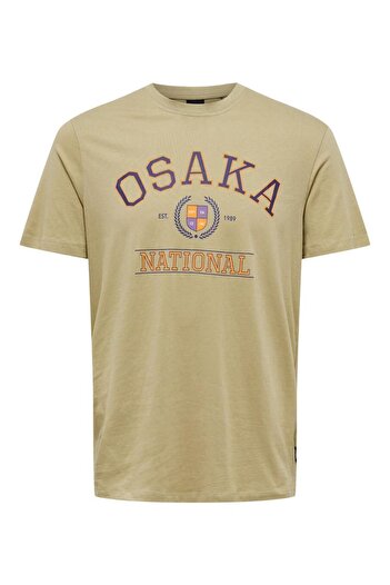 Only & Sons Ανδρικό μπλουζάκι Only&sons Regular Fit με λαιμόκοψη σε σχήμα O