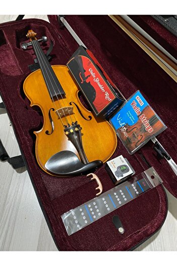 Vivaldi Vl907-4/4 Keman Full Seti ! (yastık,susturucu,akort Aleti,yedek Tel,klavye Sticker)
