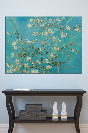 Morfil Sanat Atölyesi Vincent Van Gogh Çiçek Açan Badem Ağacı Dev Boyut Kanvas Tablo