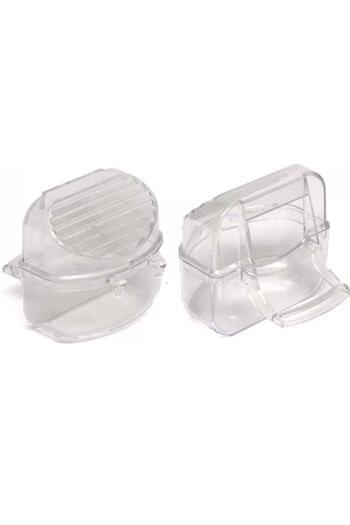Pukka Ticaret Feeding Bowl Crystal Transparent - 1 Piece