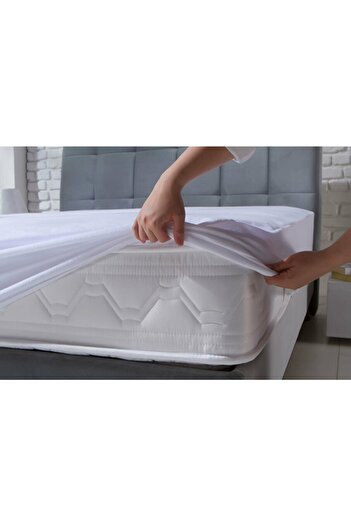 Doqu Home Sleepline Sıvı Geçirmez Fitted Alez Beyaz - 160 x 200 cm