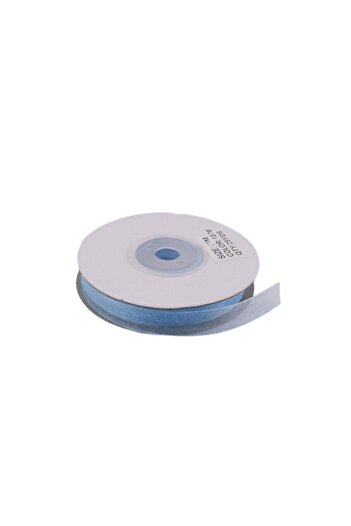 DEPPOSITE Panglică Organza 10 mm - 22 Metri Albastru