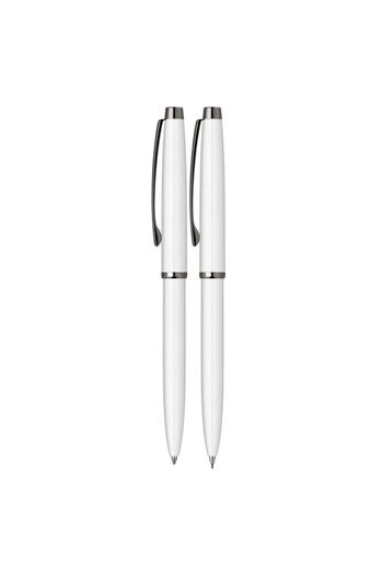 Scrikss 108m Prestige Ballpoint Versatil Pen Set White Crystal Box