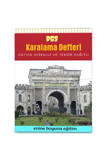 Enine Boyuna Eğitim Album de însemnări Dgs în spirală (cu hârtie duplicatoare)