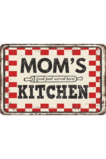 Hayat Poster Mom's Kitchen Kitchen Posters- 7 Retro Wooden Poster