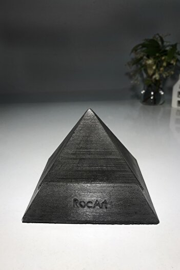 RocArt Home Στήριγμα τηλεφώνου/tablet από σκυρόδεμα Pyramid (ανθρακί)