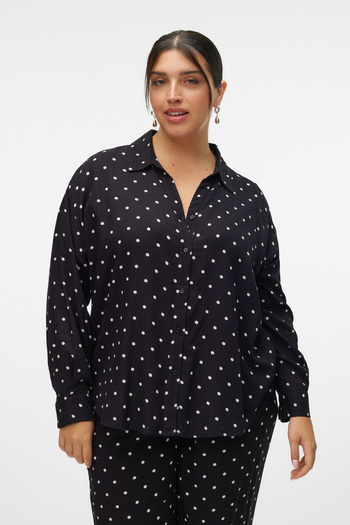 Veromoda Curve VMCBUMPY Oversize Shirt - WVN GA CUR