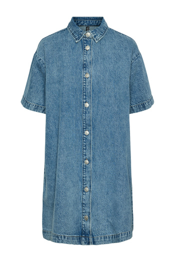 PIECES PCKATE SS - Rochie A-Cut din denim