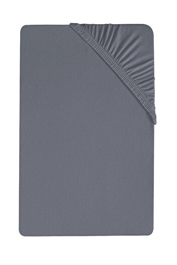 EFFE 80 x 200 cm Plain Cotton Single Elastic Combed Cotton Sheet