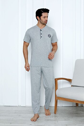 nisaNCa 3 Piece Men's Cotton Pajama Set - Father's Day Gift