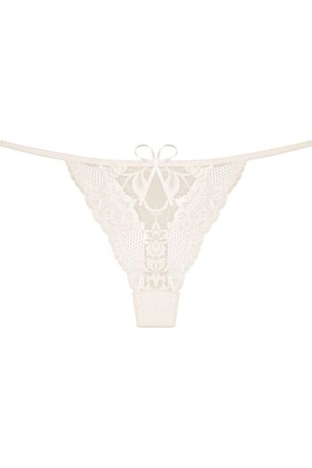 Zena Ecru Lace Thong Women's Panties