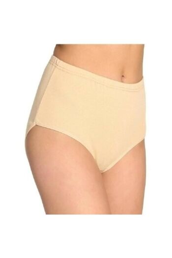 Tutku 8 Pieces Skinny Large Size Ribbed Women's Bato Panties