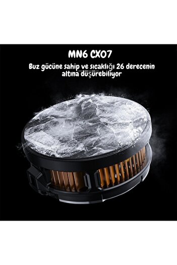 bilteknik Memo Cx-07 Mandallı Telefon Soğutucu Fan Aliminyum Manyetik Destekli Soğutucu Radiator