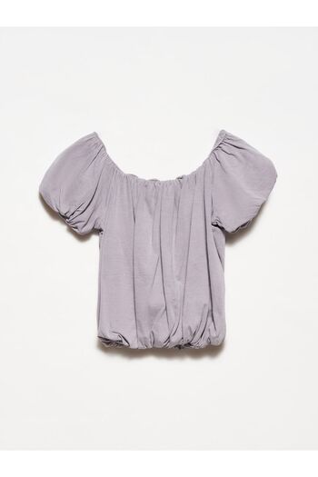 Dilvin 20660 Washed Top-Grey