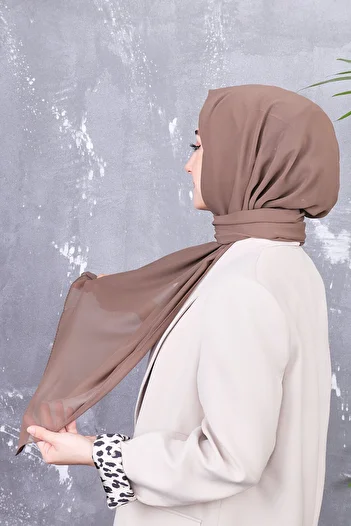 Golden Rose Chiffon Shawl