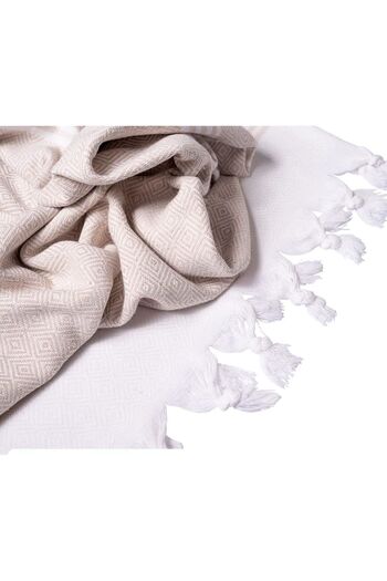 EMİLLİE Diamond Striped Peshthermal