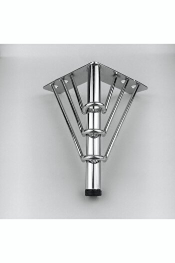 ALBATROS Venus Model Chrome Metal Furniture, Cabinet, Armchair, TV Unit Legs 18 cm (4 PCS)