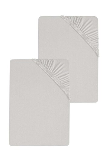 EFFE Single 80x200 cm Elastic Cotton Combed Bed Sheet - 2 Pieces