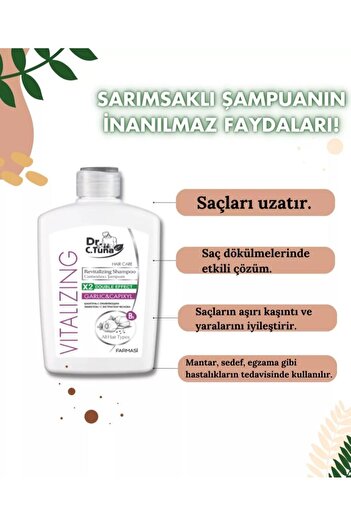 Farmasi Dr. C. Tuna Sarımsaklı Şampuan