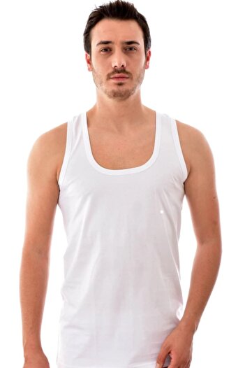 Tutku 6 Pack White Men's Undershirt